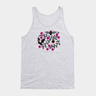 Bats and flowers Tank Top